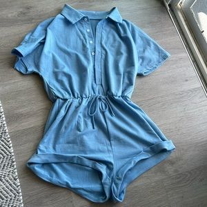 Blue Romper
